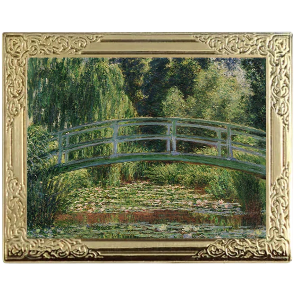 Art Frame Pin - The Water Lilies by Claude Monet