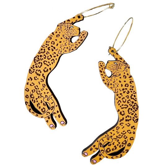 Leopard Hoops