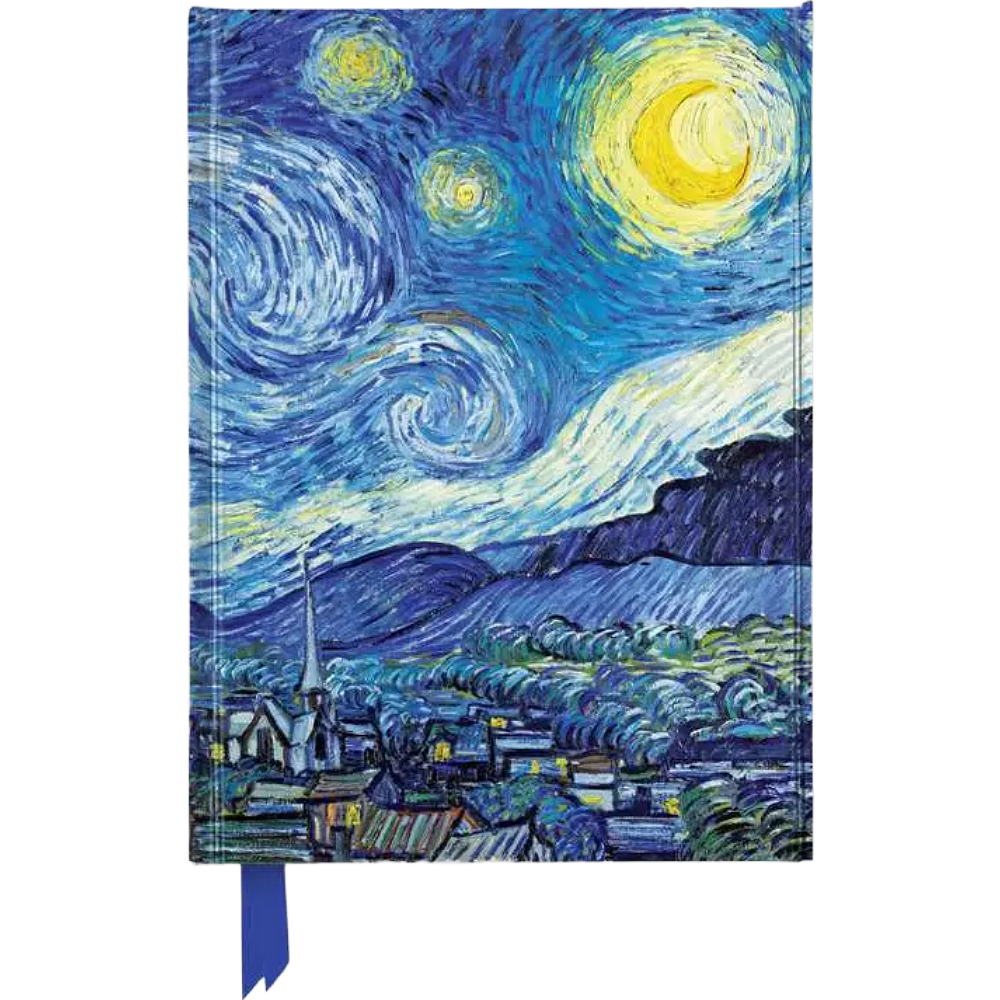 Vincent Van Gogh Foiled Journal - Starry Night