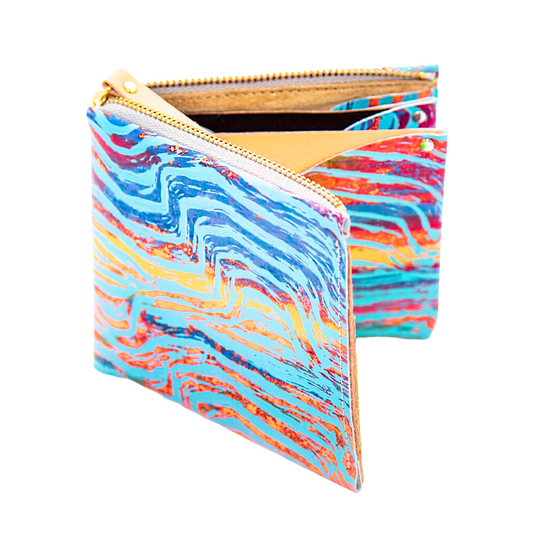 Carmine Phantom Wallet: Blue