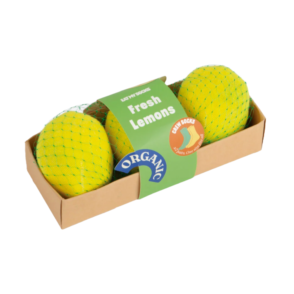 Eat My Socks: Fresh Lemons (2 Pairs)