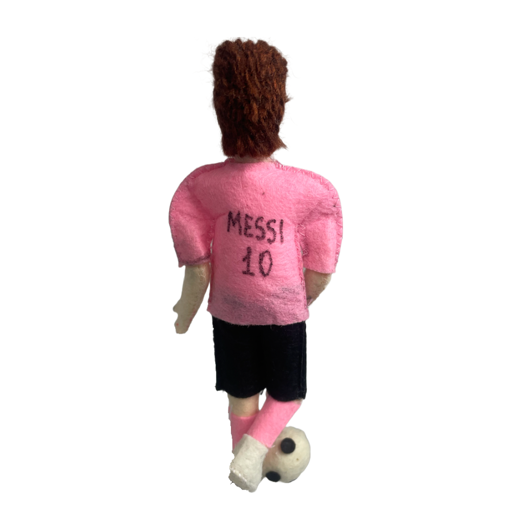 Felted Wool Ornamnet: Lionel Messi