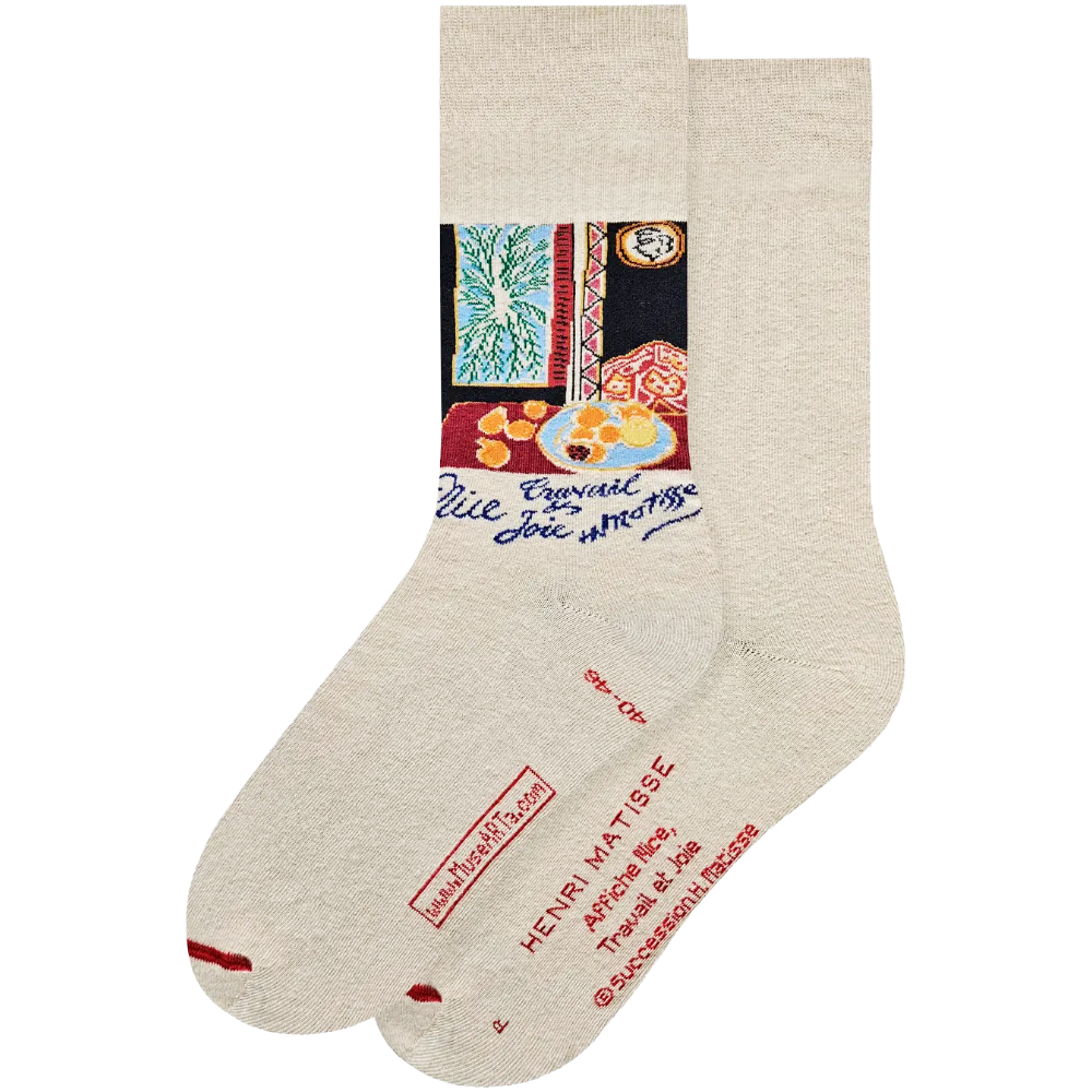 Henri Matisse Socks - Nice, Work and Joy