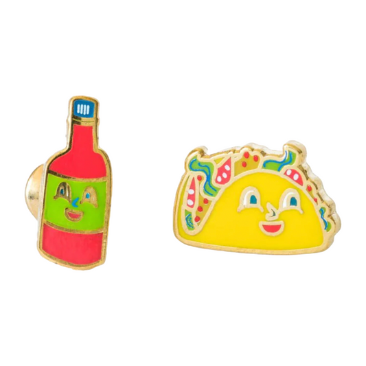 Taco & Hot Sauce Earrings