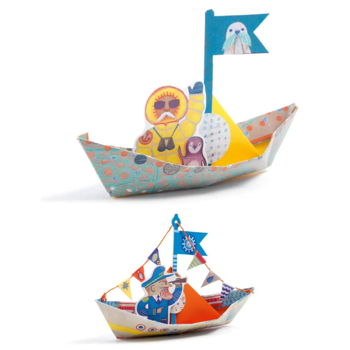 Floating Boats Origami Kit
