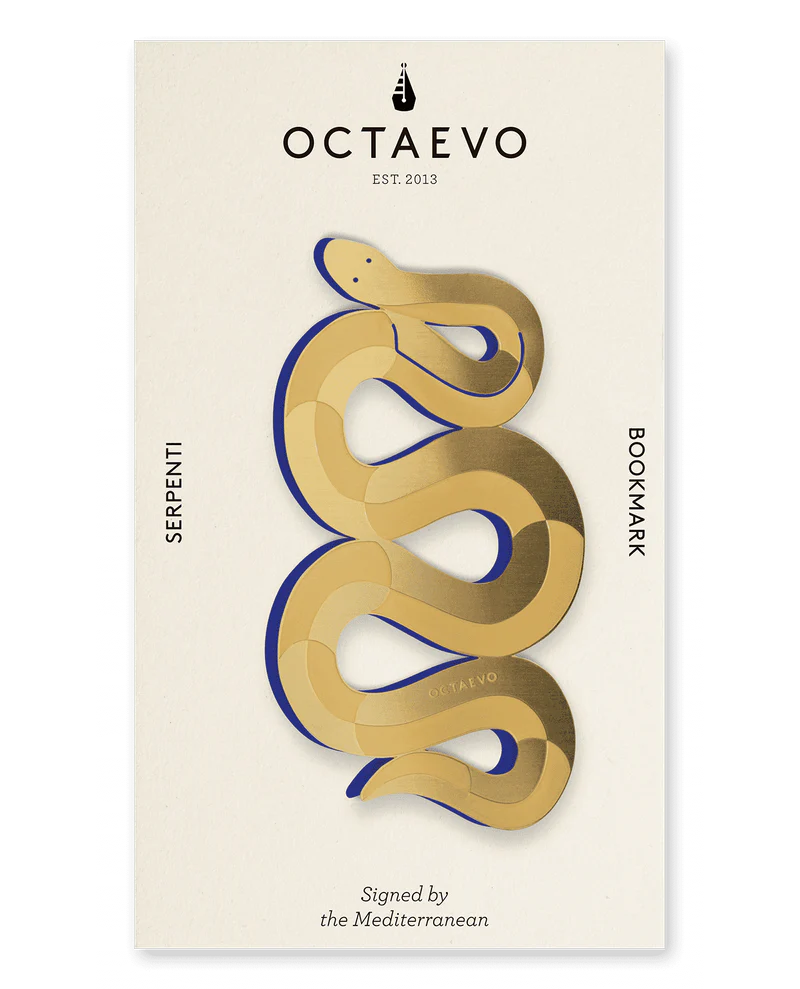 Octaevo Brass Serpenti Bookmark