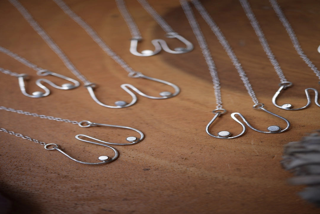 Sterling Boobie Necklace