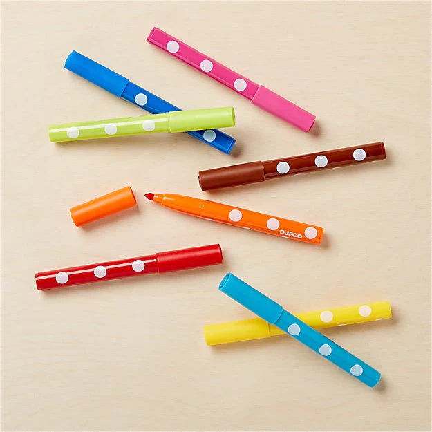 8 Felt Tip Markers for Little Hands