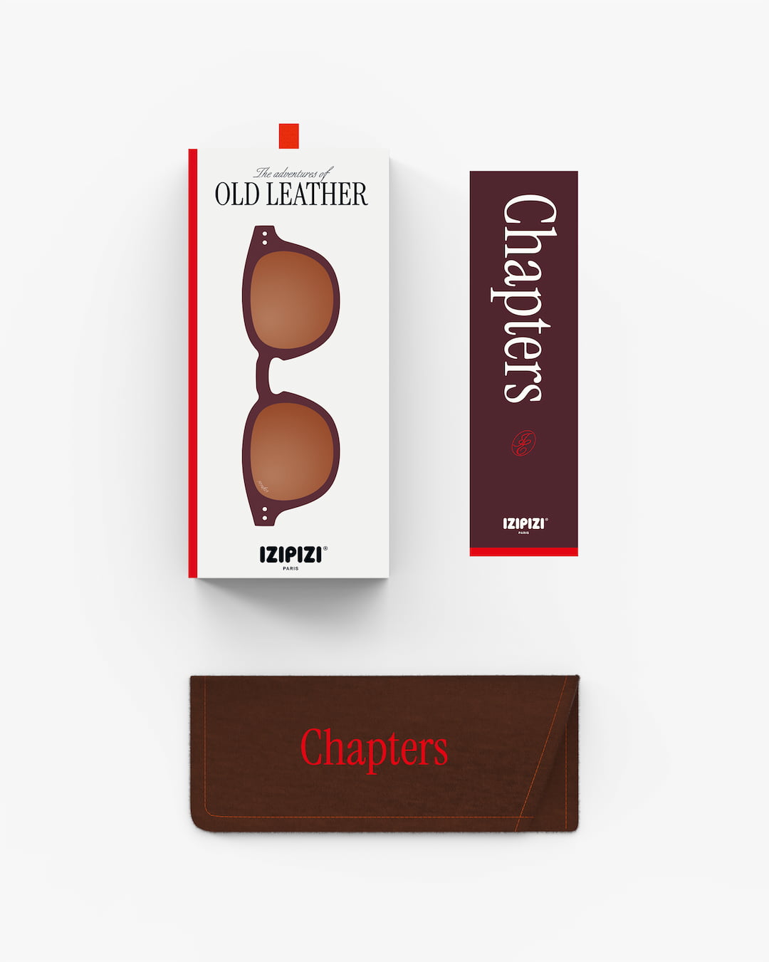 IZIPIZI Chapters Collection Sunglasses - #C Old Leather
