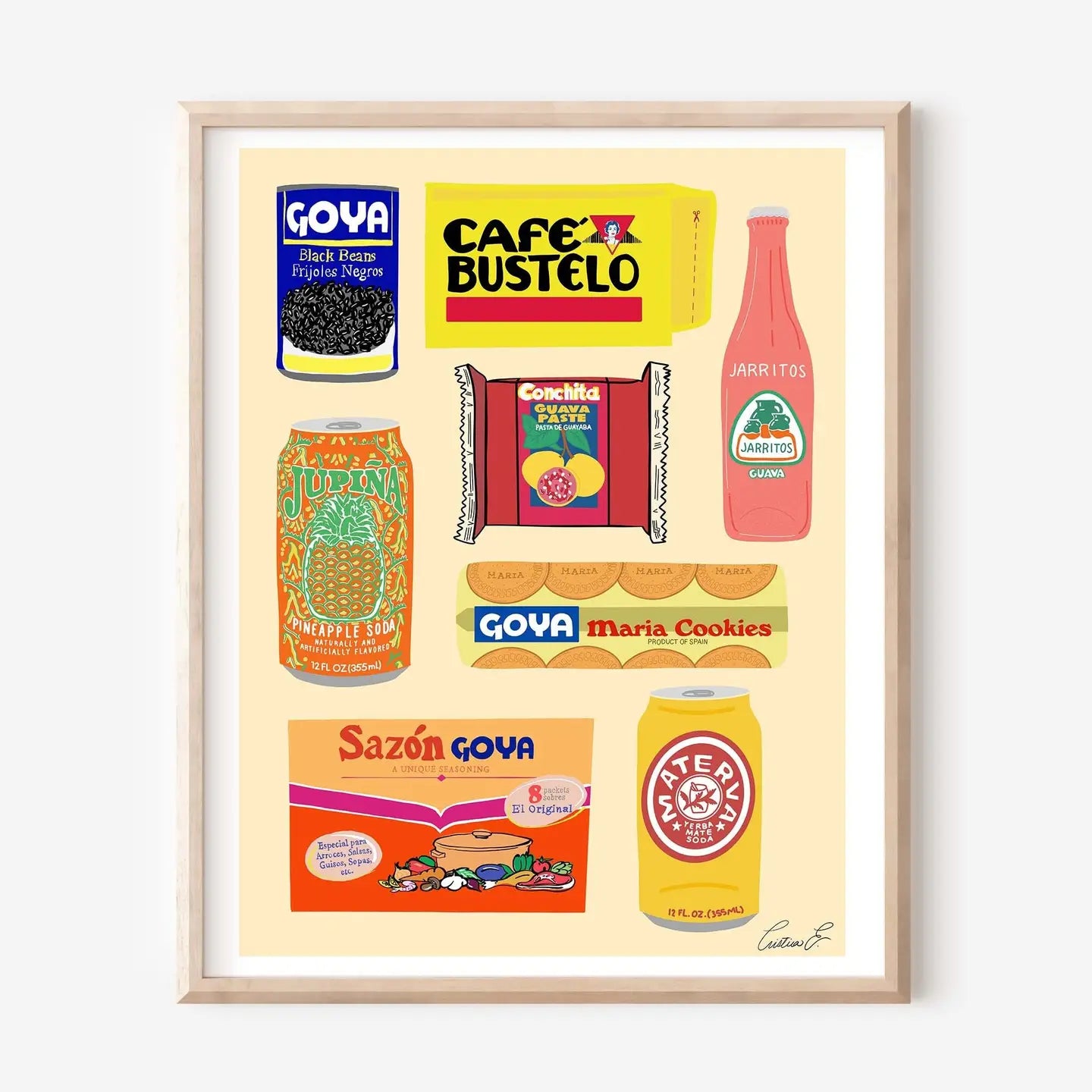 Hispanic Food Art Print
