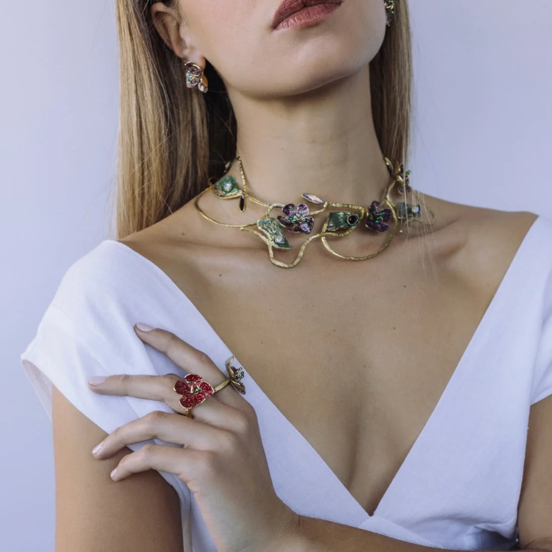 Floral Flair Choker