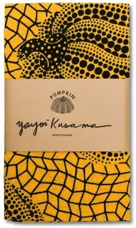 Pumpkin "Tenugui" Hand Cloth x Yayoi Kusama