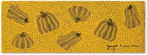 Pumpkin "Tenugui" Hand Cloth x Yayoi Kusama
