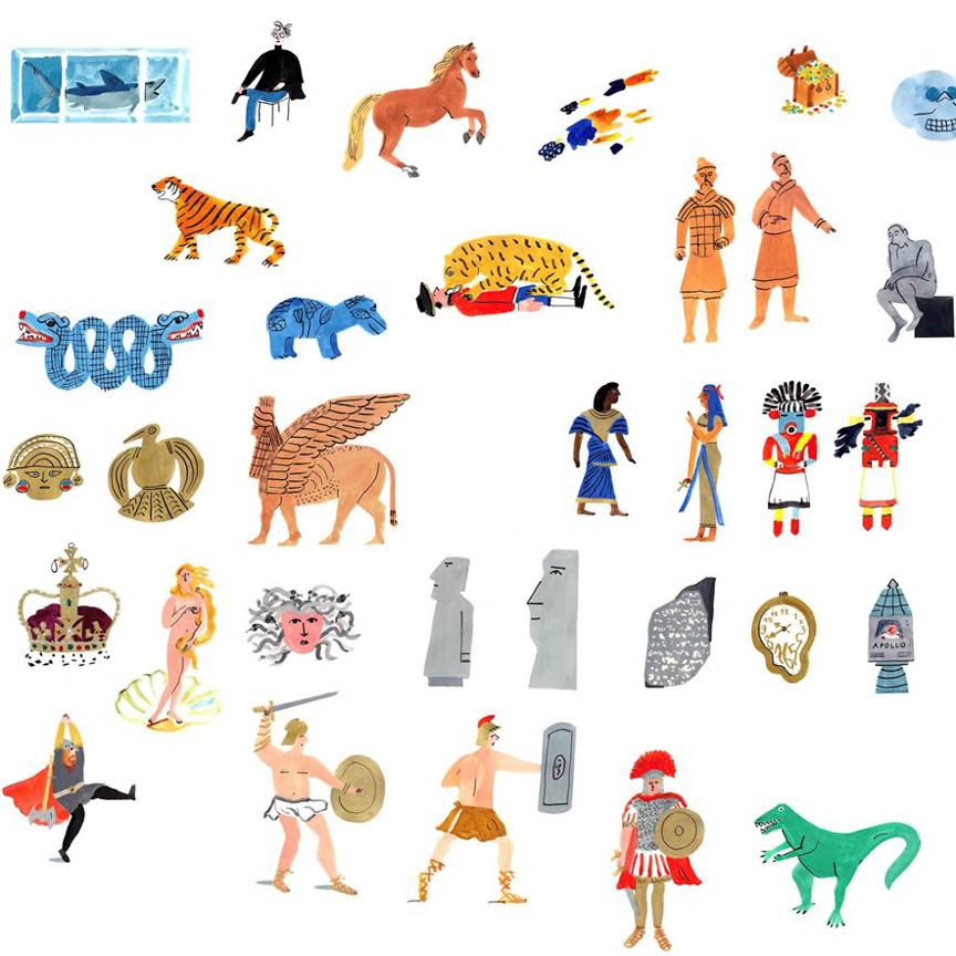 Stickyscapes at the Museum