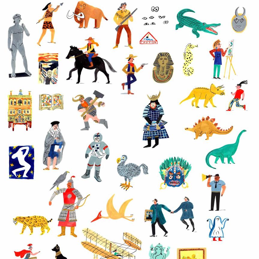 Stickyscapes at the Museum