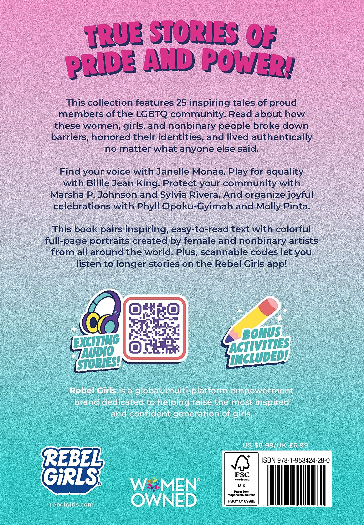 Rebel Girls Celebrate Pride: 25 Tales of Self-Love