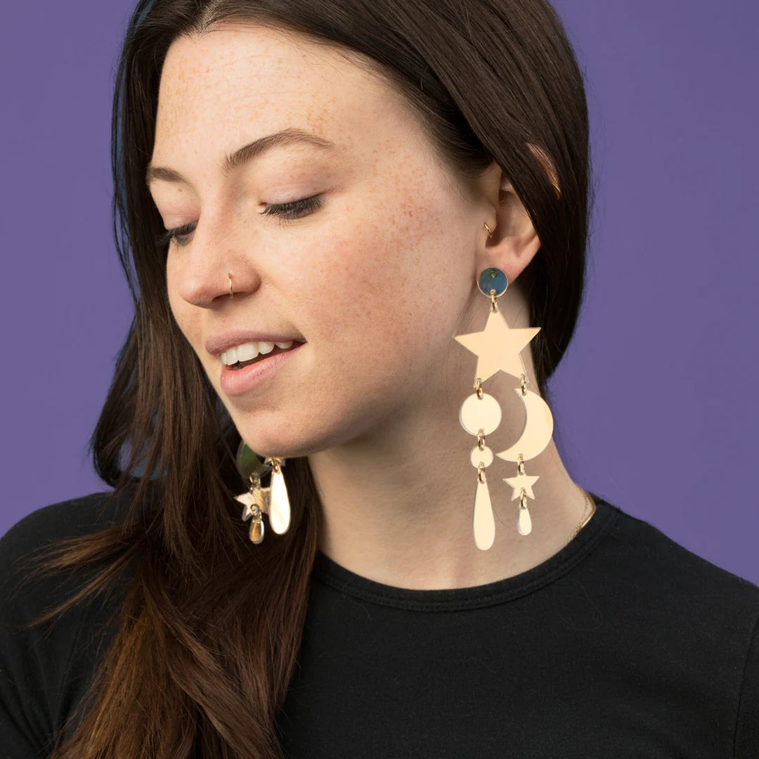 Stella Celestial Dangly Earrings