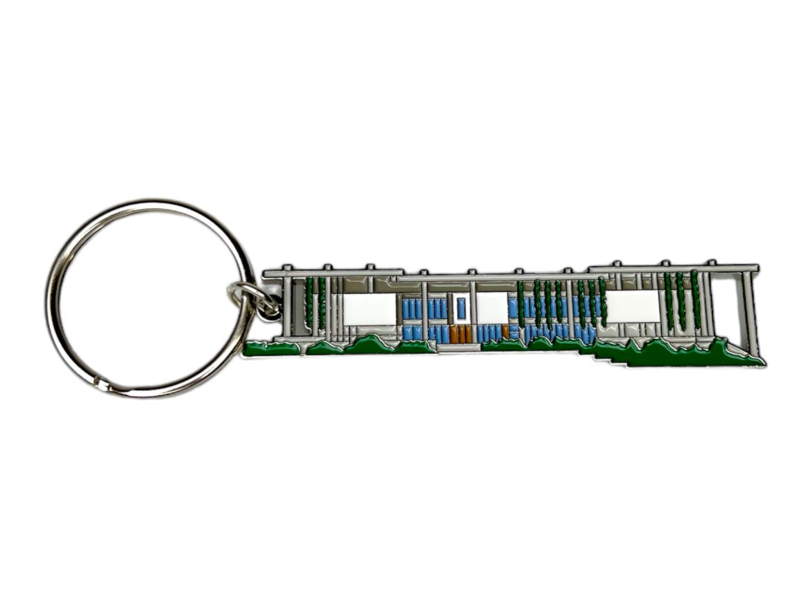 PAMM Building Enamel Keychain