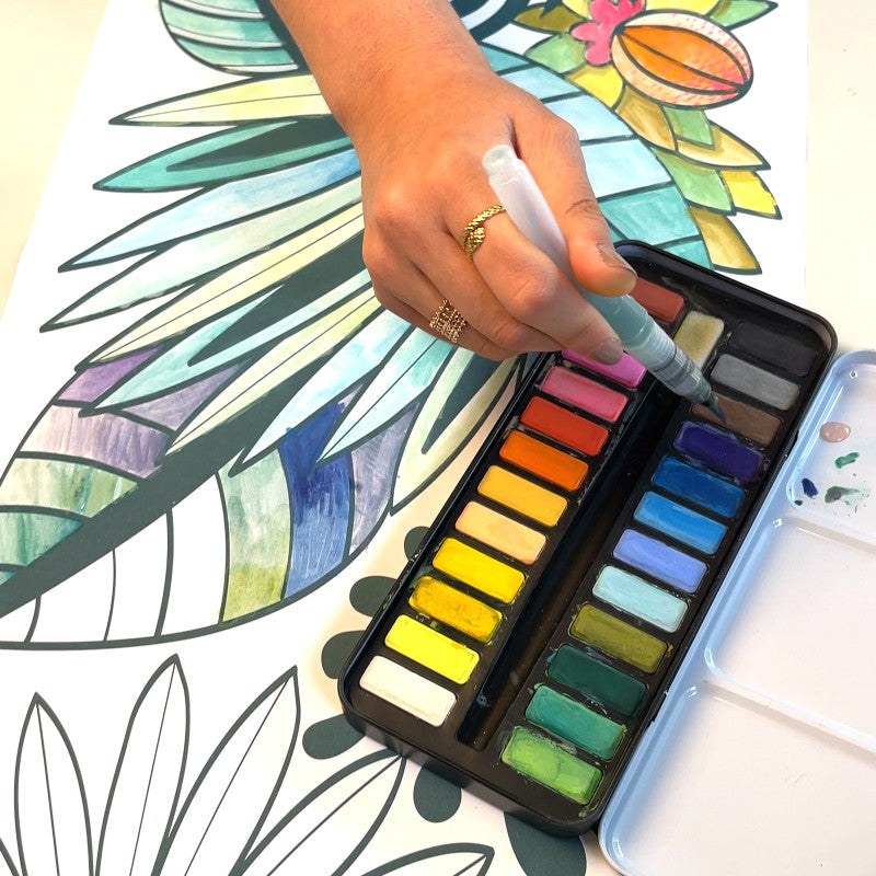 OMY Watercolor Paint Kit