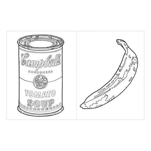 Andy Warhol Coloring Book