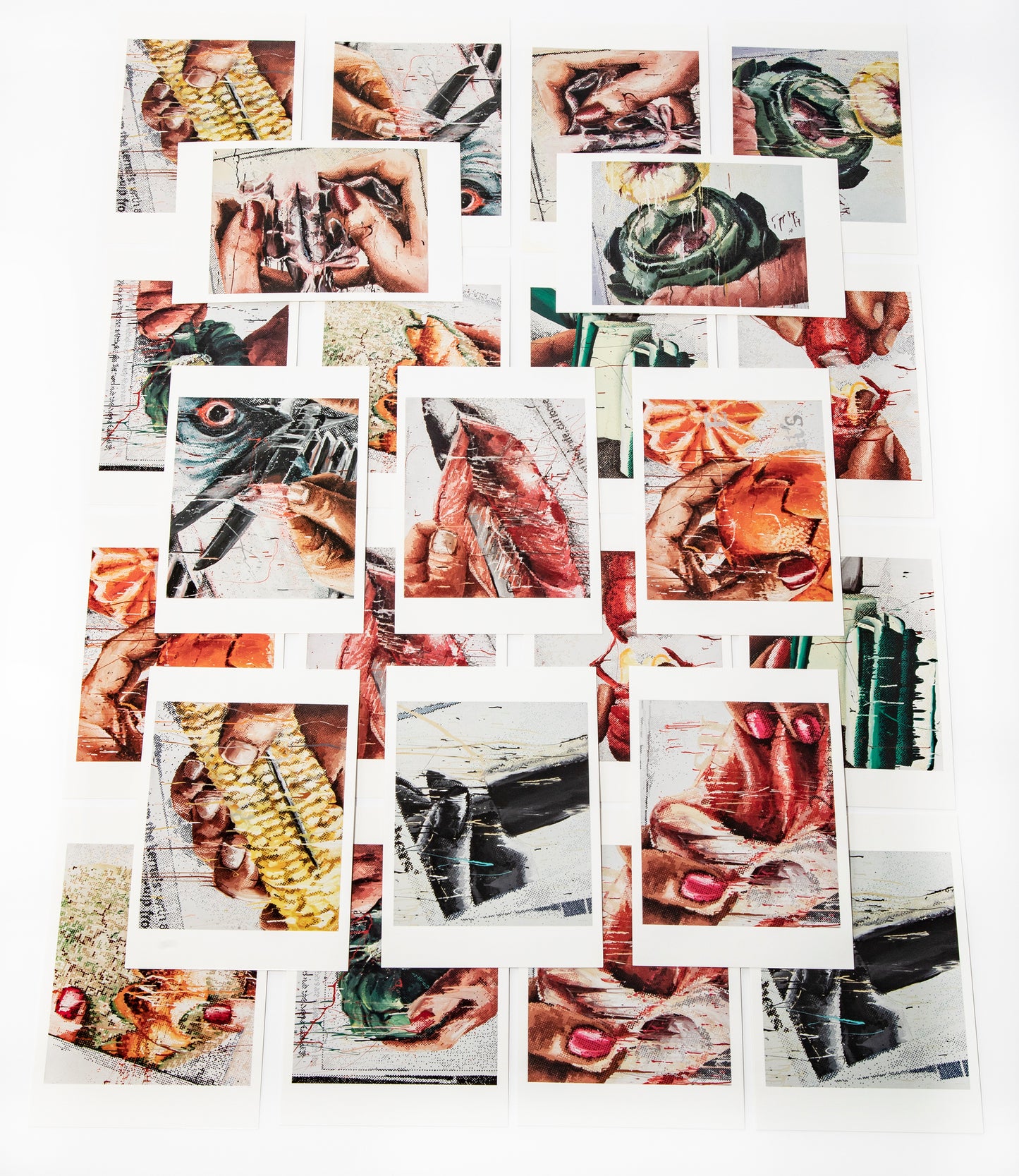 Marilyn Minter Postcard Set: Food Porn