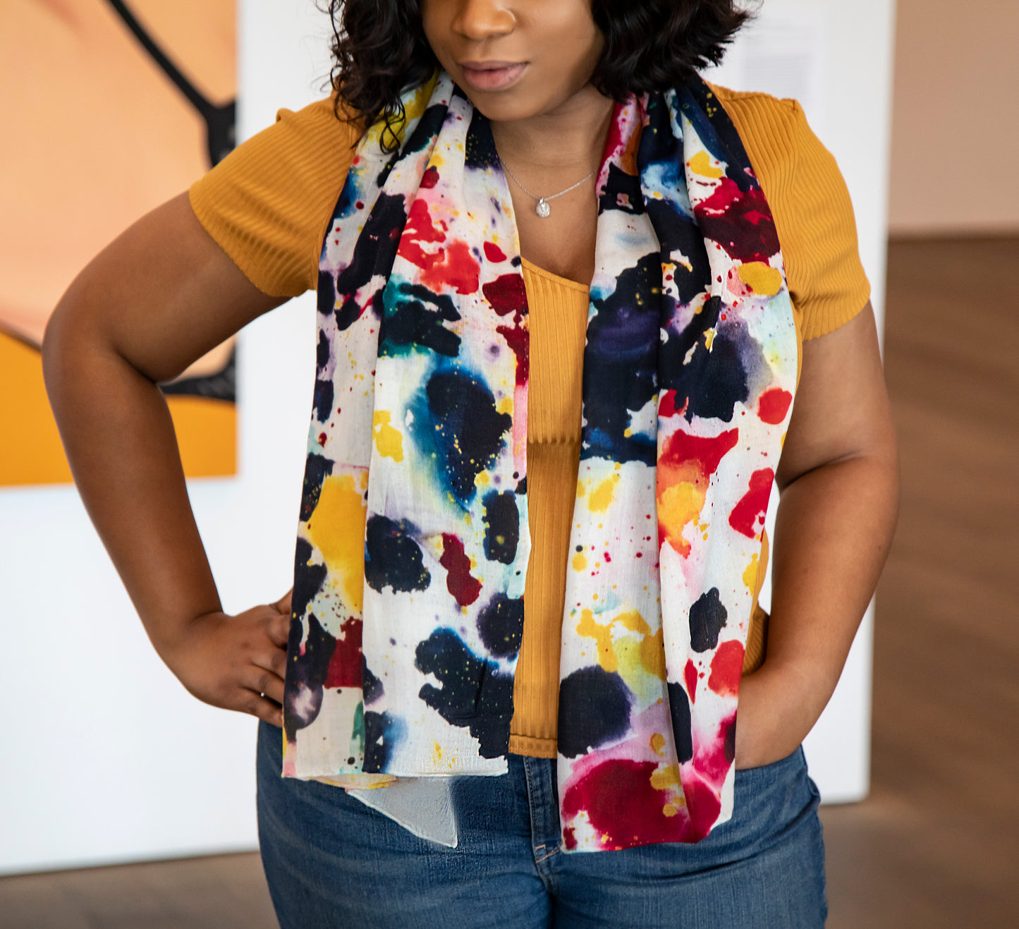 Sam Francis Wool Scarf