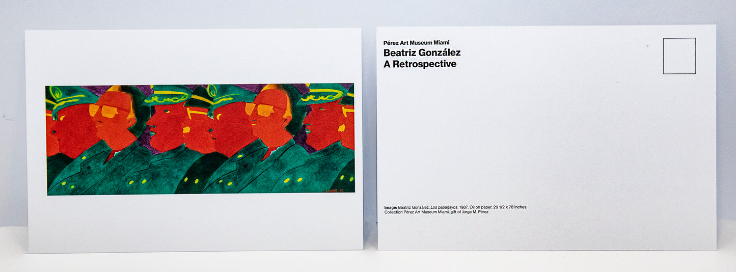 Beatriz González Exhibition Postcard