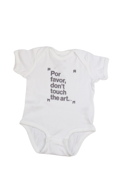 Por Favor Don't Touch the Art Baby Bodysuit