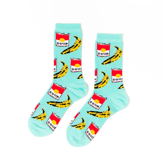 Pop Art Crew Socks: Women's