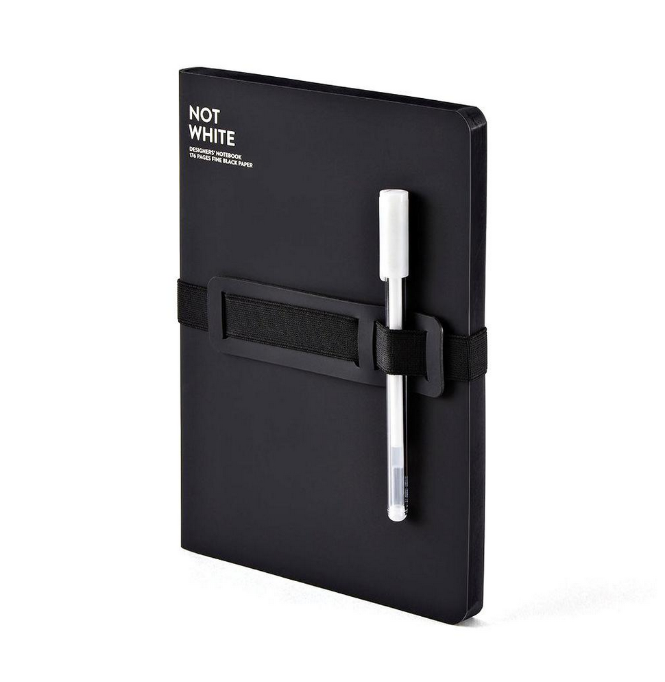 Not White Black Notebook