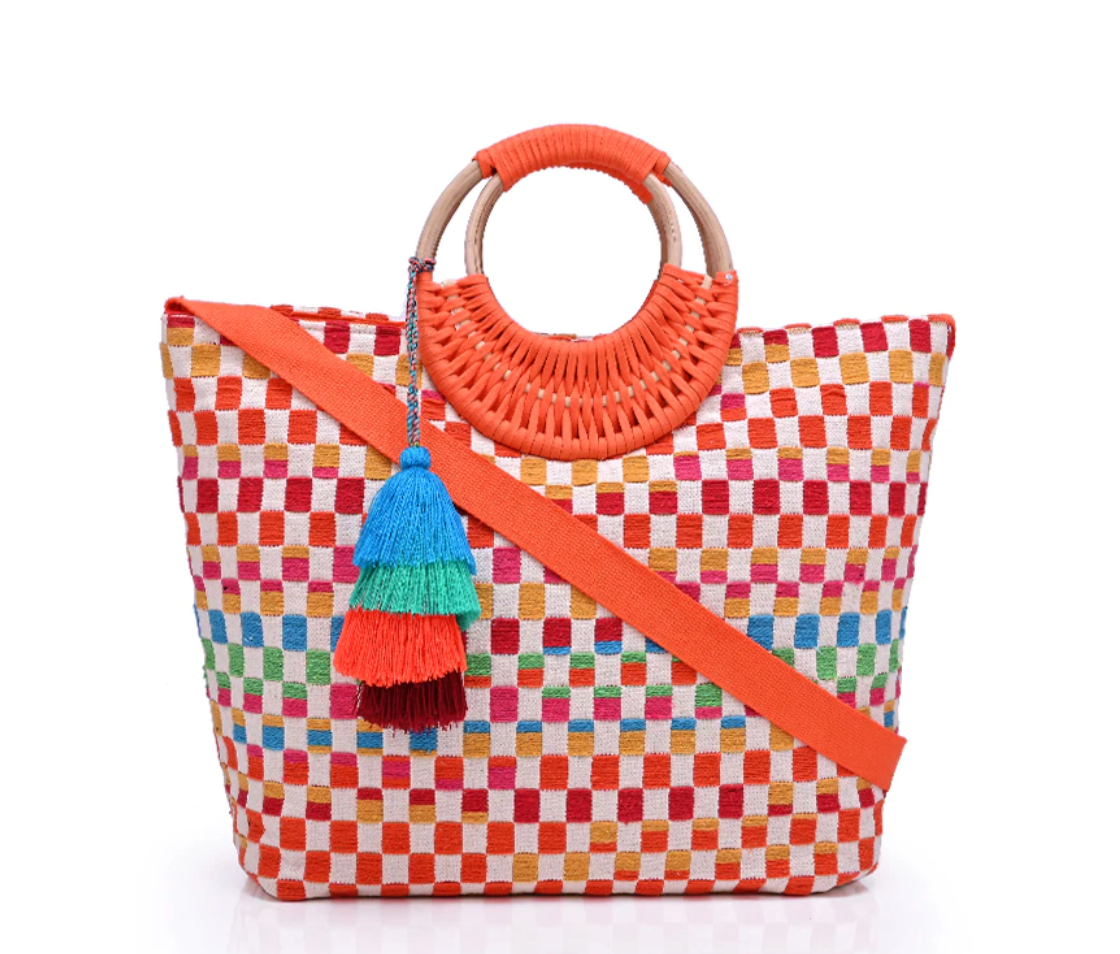 Sunshine Upcycled Handwoven Tote