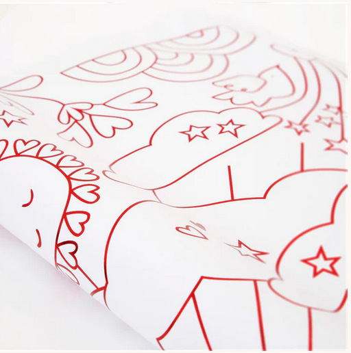 Meri Meri Valentine Coloring Poster