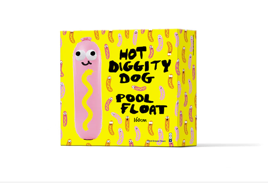 Hot Diggity Dog Pool Float