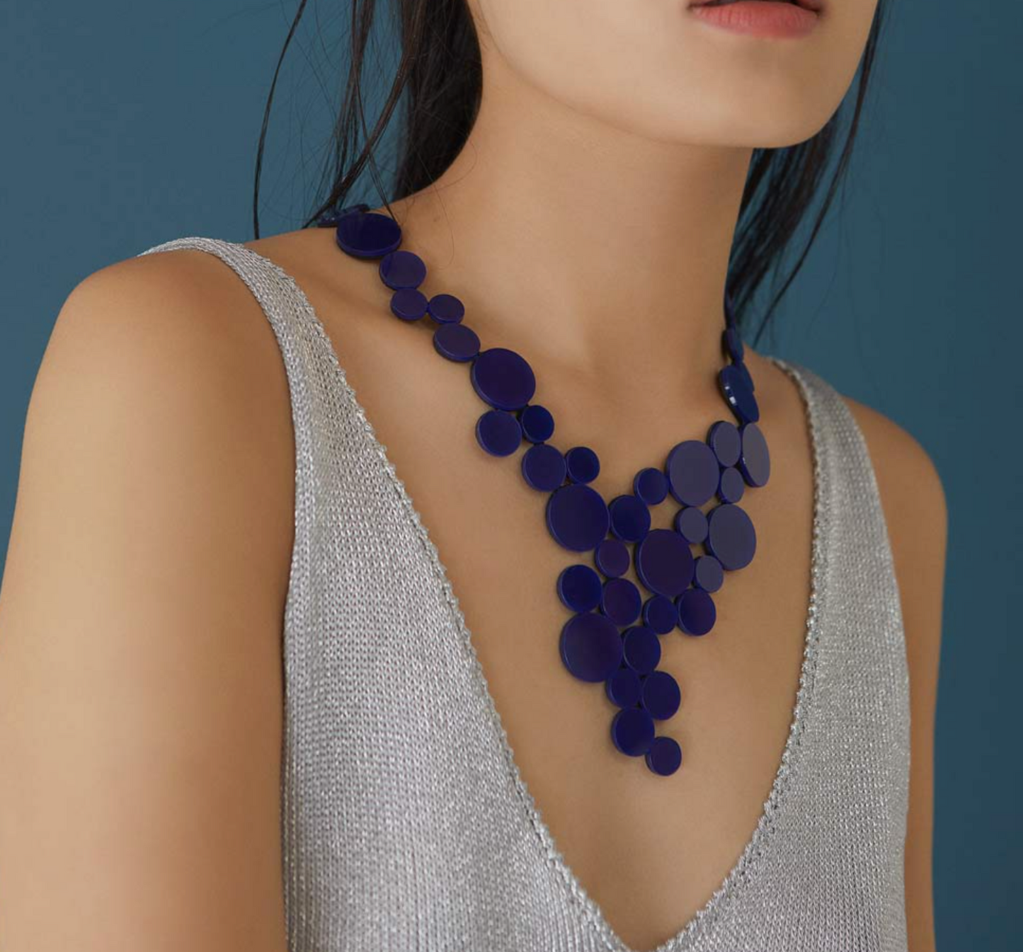 ABSTRACTION NECKLACE V - LIMITED EDITION - BLUE