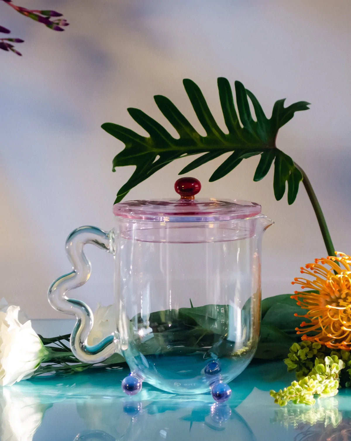 Bloom Glass Teapot