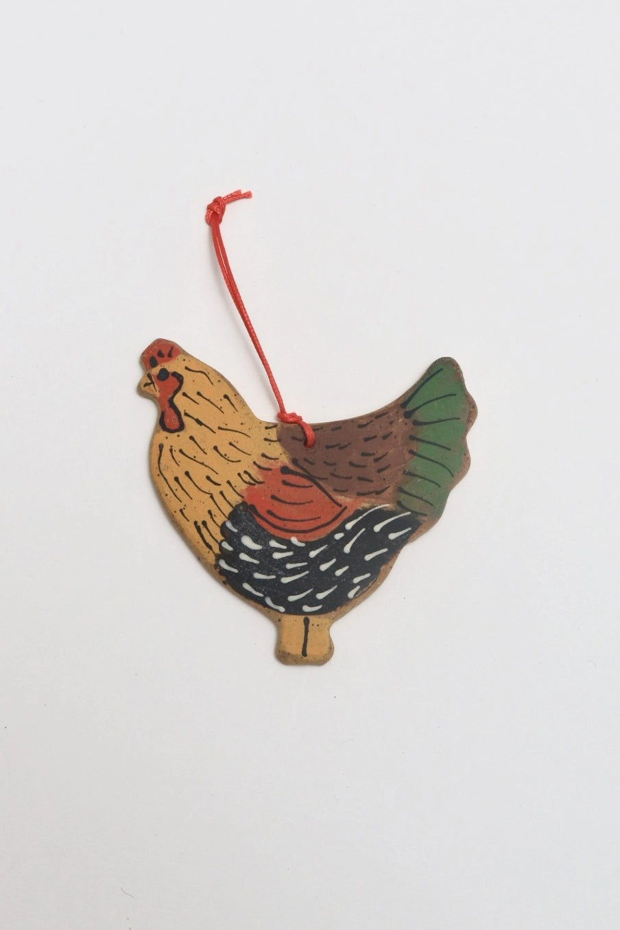Ceramic Chicken Ornament