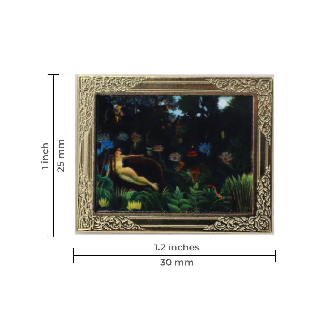 Art Frame Pin - The Dream By Henri Rousseau