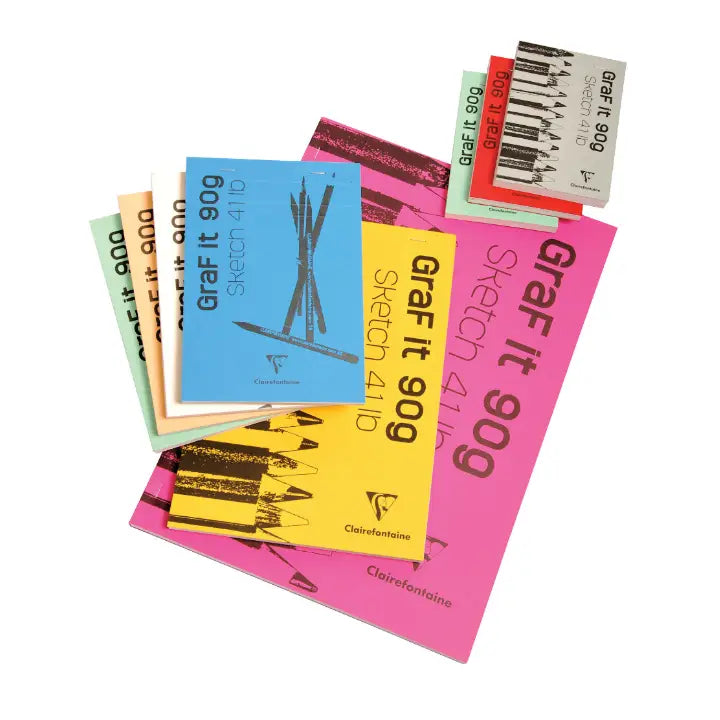 Clairefontaine Graf-It Sketchpads - 4x6