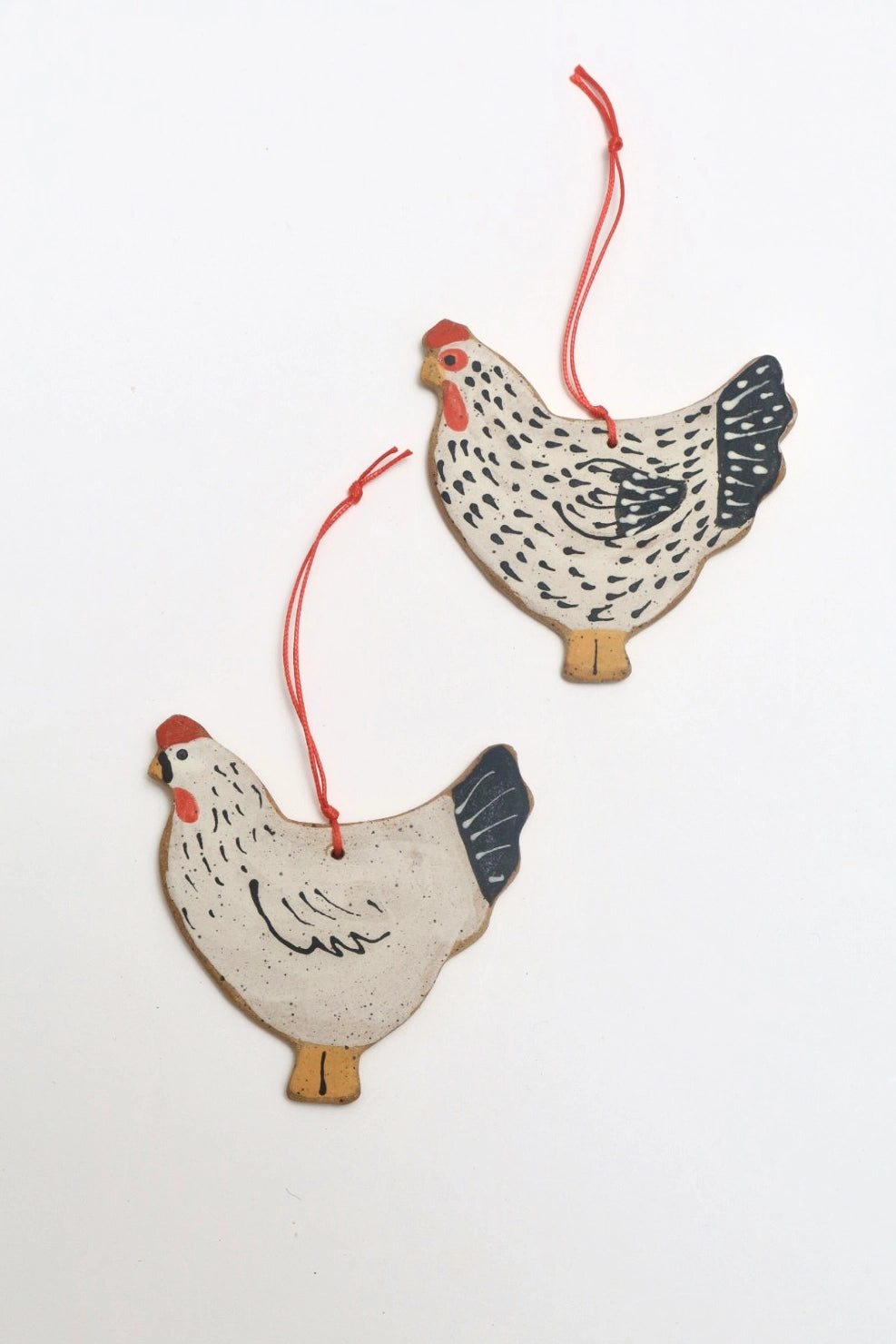 Ceramic Chicken Ornament