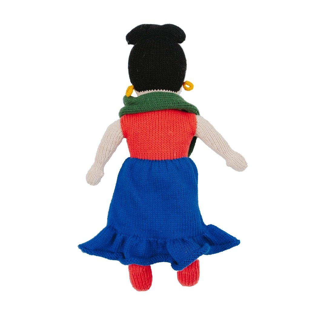 Knitted Frida Kahlo Doll