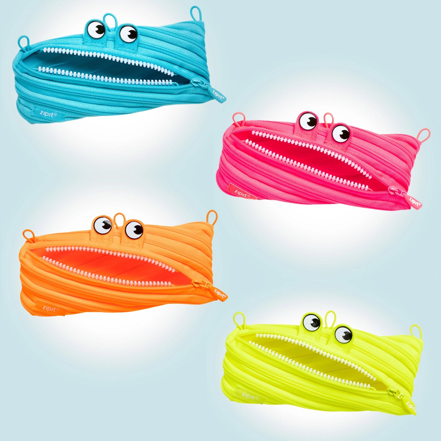 Neon Monster Pouches