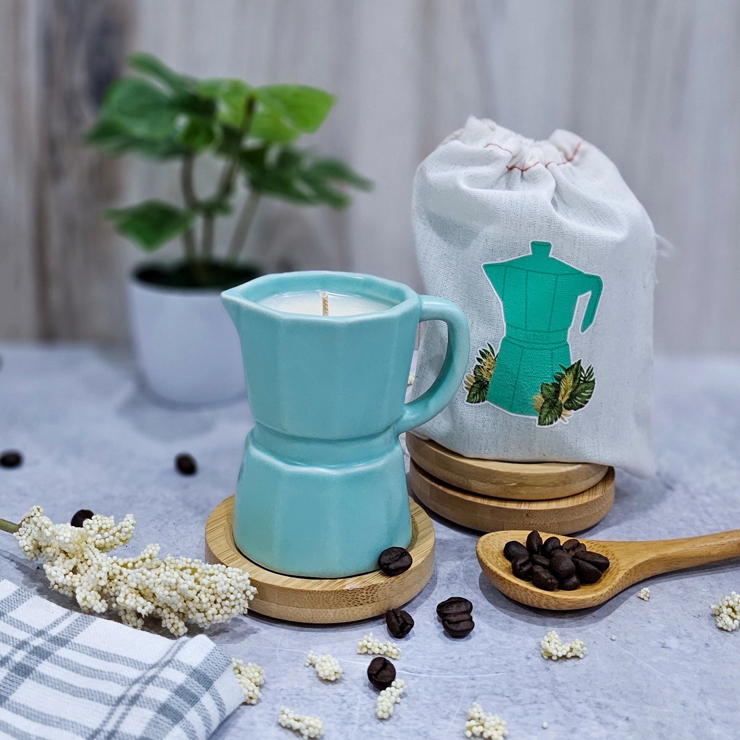 Small Cafetera Candles