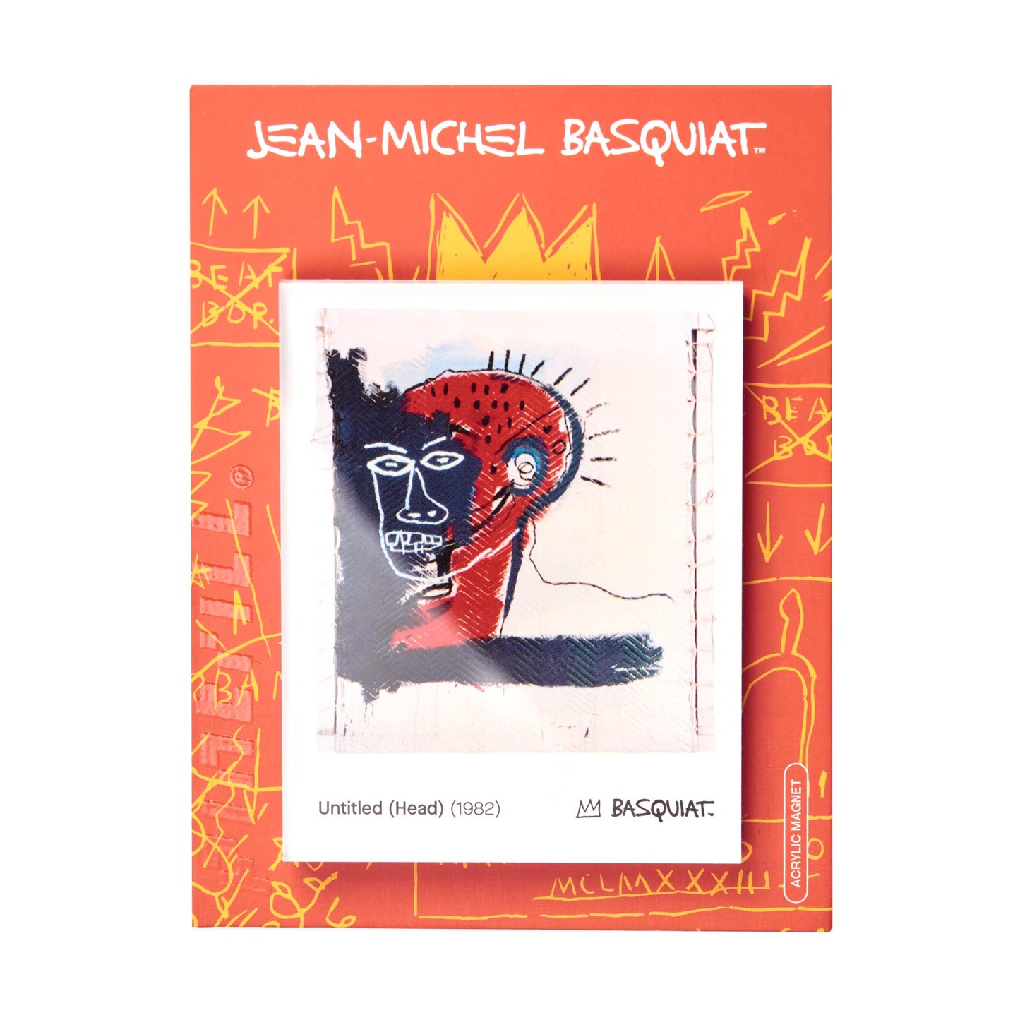 Jean-Michel Basquiat Head Magnet