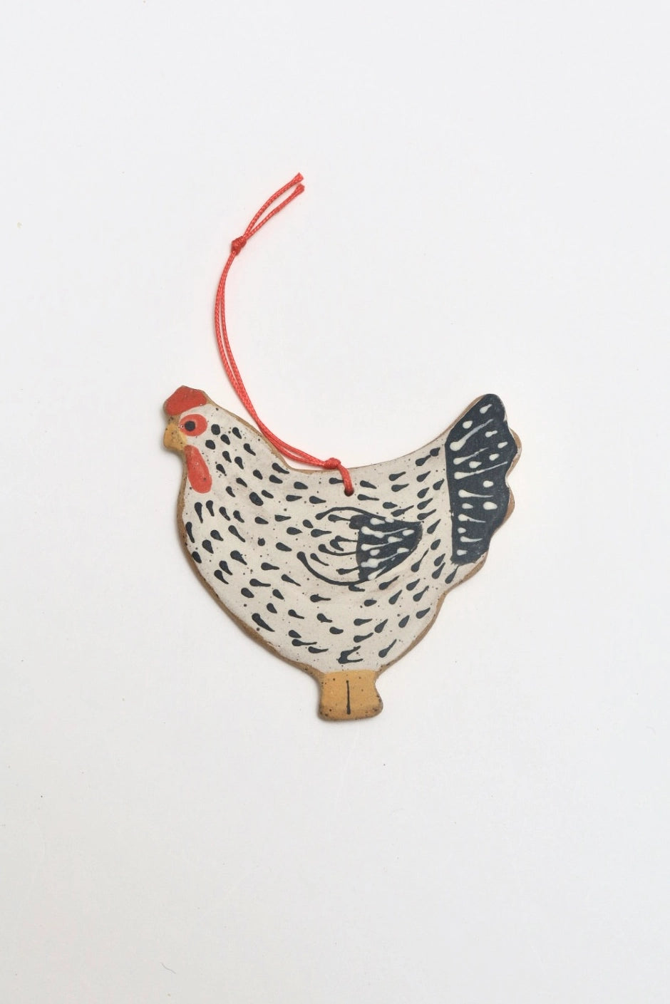 Ceramic Chicken Ornament