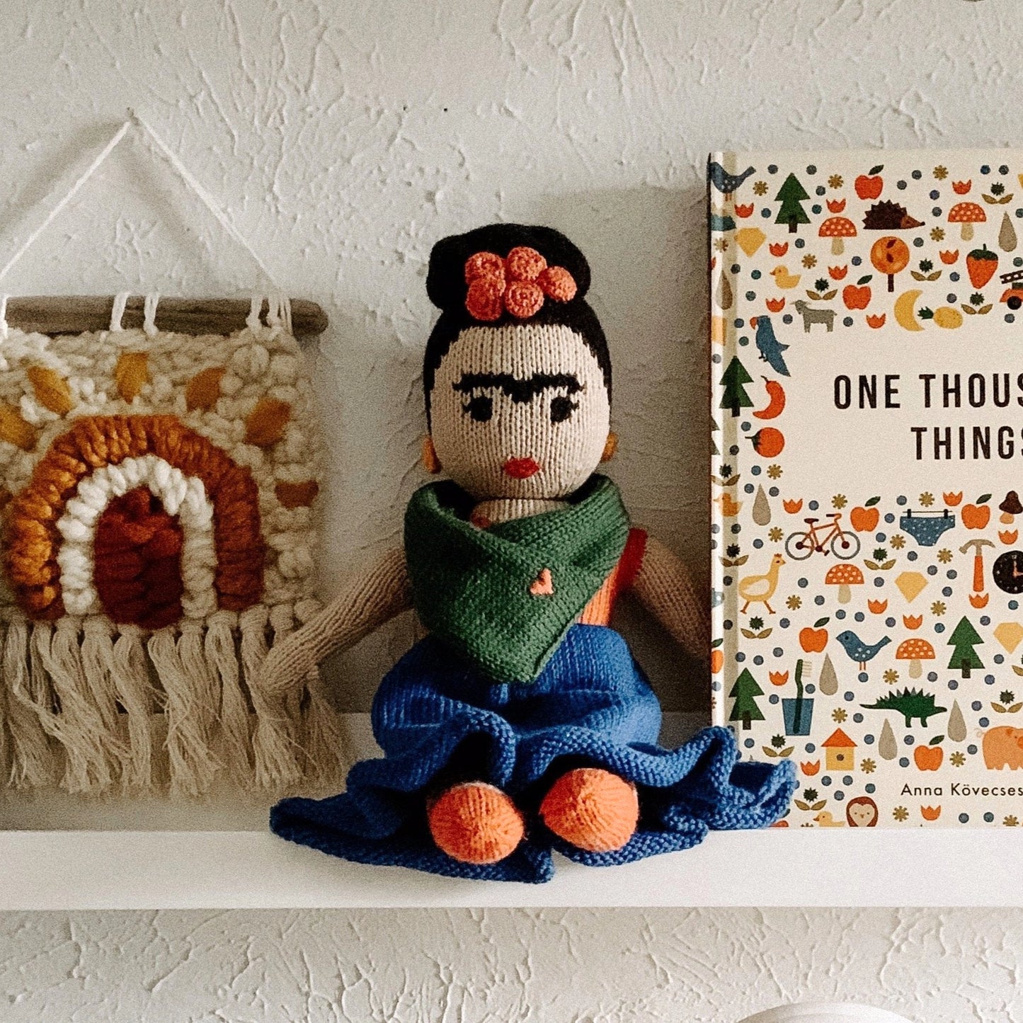 Knitted Frida Kahlo Doll