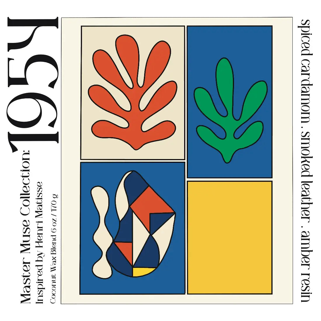 Matisse-Inspired Art Candle — 1954
