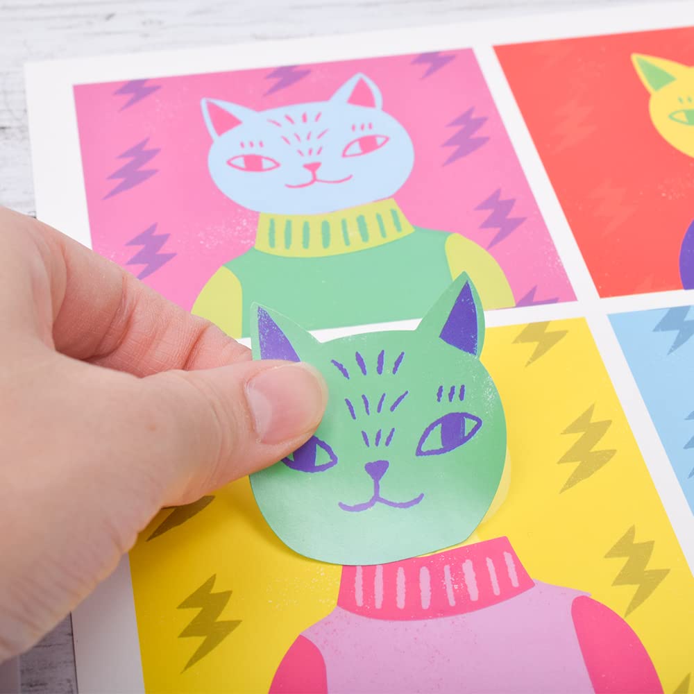 Totally Pop Sticker Collage Art Kit - Inspired by Warhol