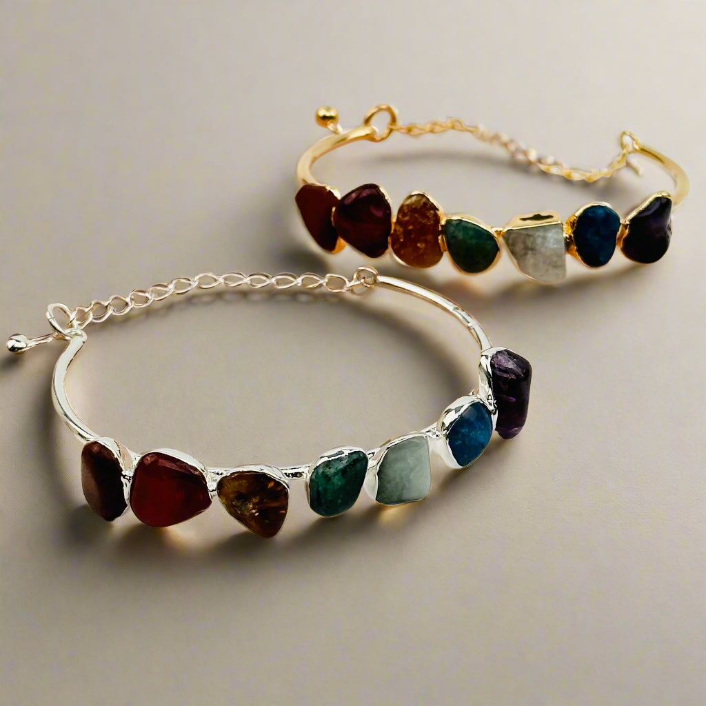 7 Chakra Gemstone Crystal Bracelet