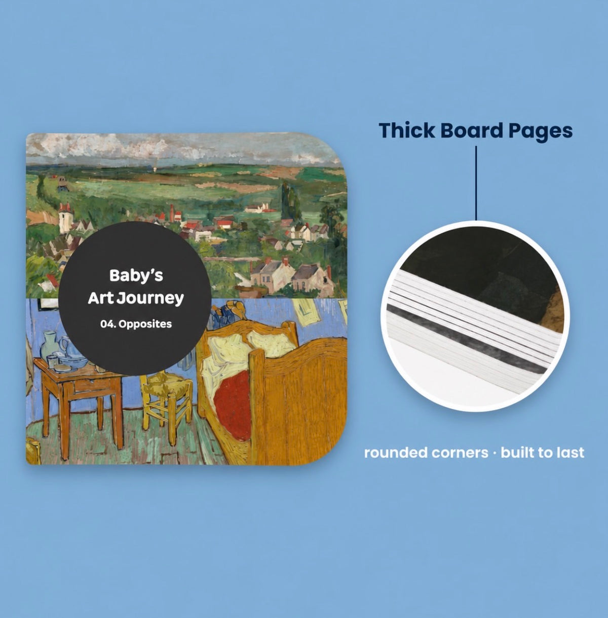Baby's Art Journey - 4-Boook Accordion Set