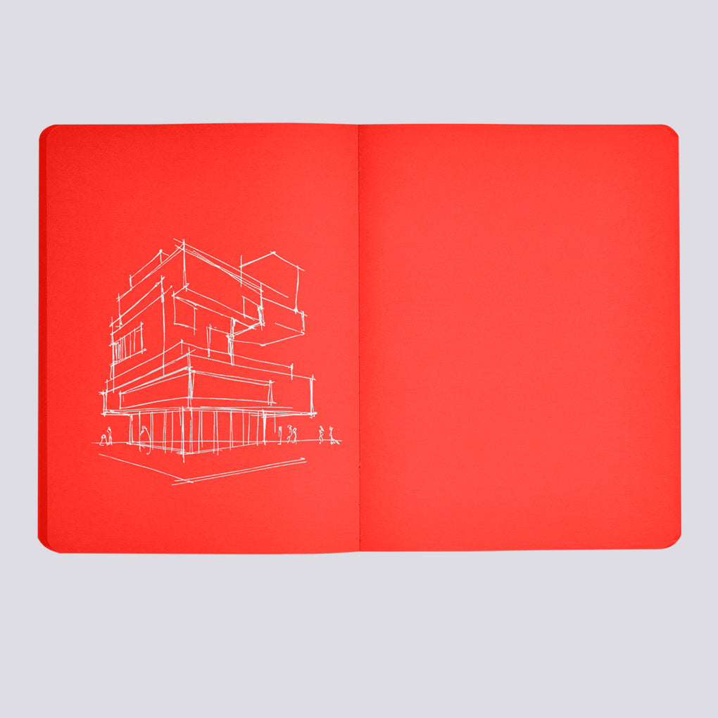 NOT White Red Notebook